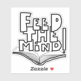 Adesivo MAZIPOODLES Feed The Mind 077 