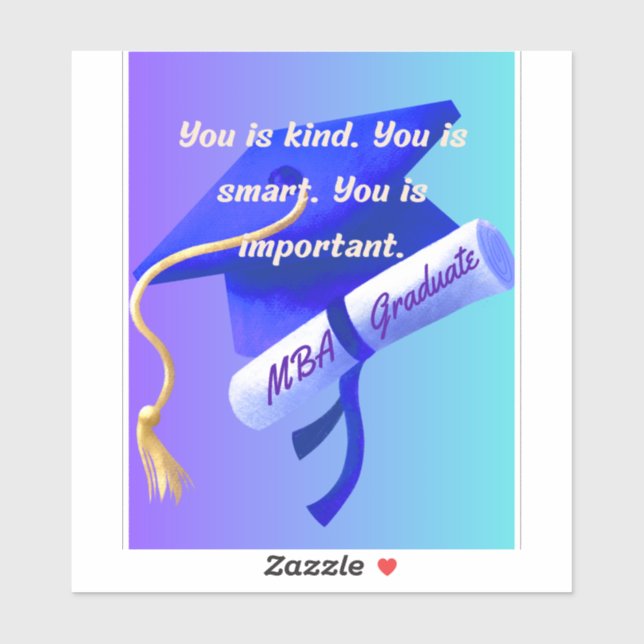 Adesivo MBA Gift (Folha)