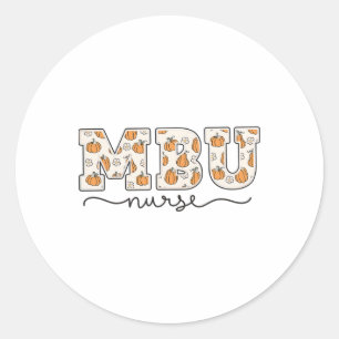 Adesivo Mbu Enfermeira Pumpkin Cai Mãe