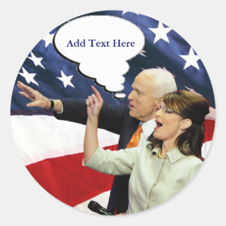 Adesivo McCain Palin Speaks