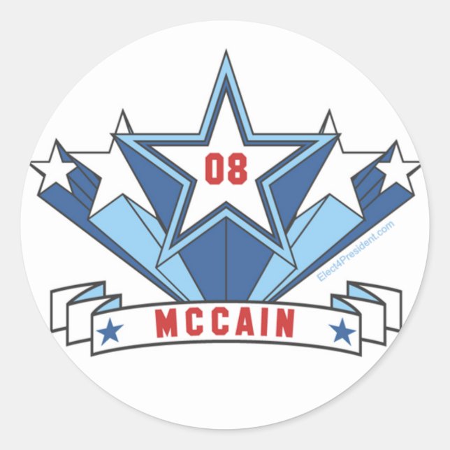 Adesivo Mccain Sticker (Frente)