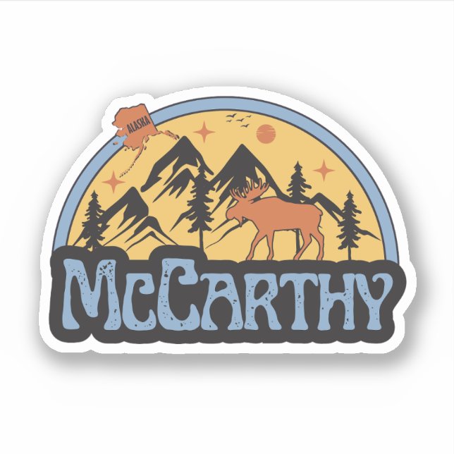 Adesivo McCarthy, Alaska Sticker (Frente)