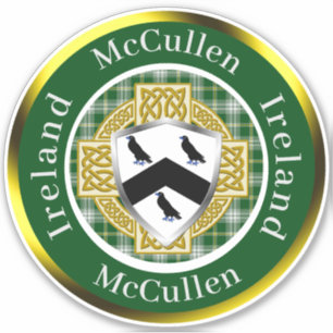 Adesivo McCullen Shield & Celtic Cross Personalizado
