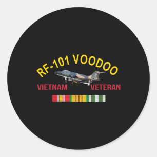 Adesivo Mcdonnell F- 101 Voodoo Vietnam Veteran Rf- 101 Vo