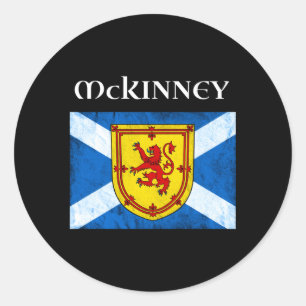 Adesivo Mckinney Clan Scottish Name Scotland Flag