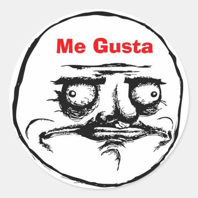 Adesivo Me Gusta (Frente)