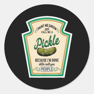 Adesivo Me Pintar Verde E Me Chamar De Picles