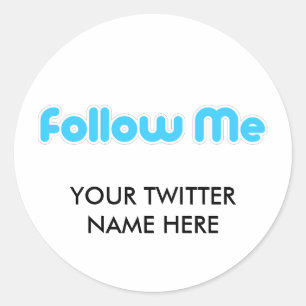Adesivo me siga (twitter)