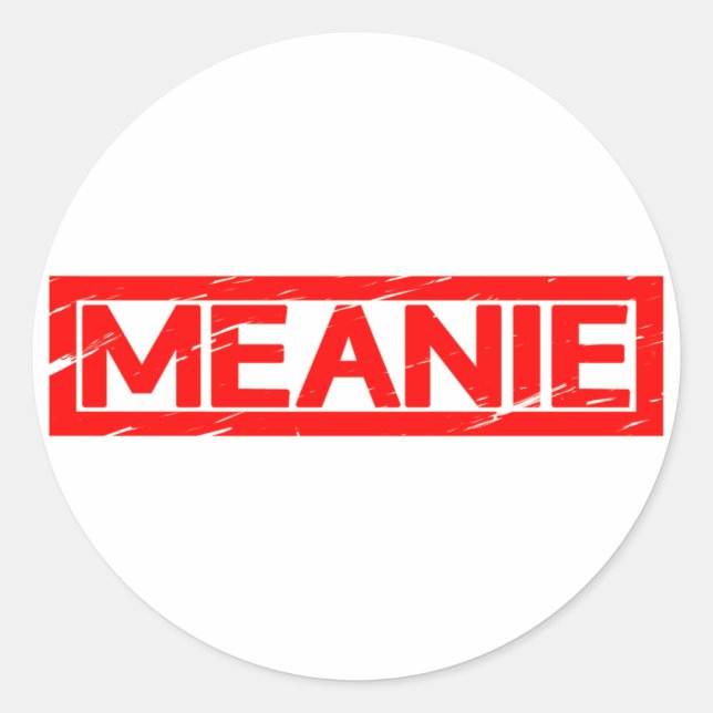 Adesivo Meanie Stamp (Frente)