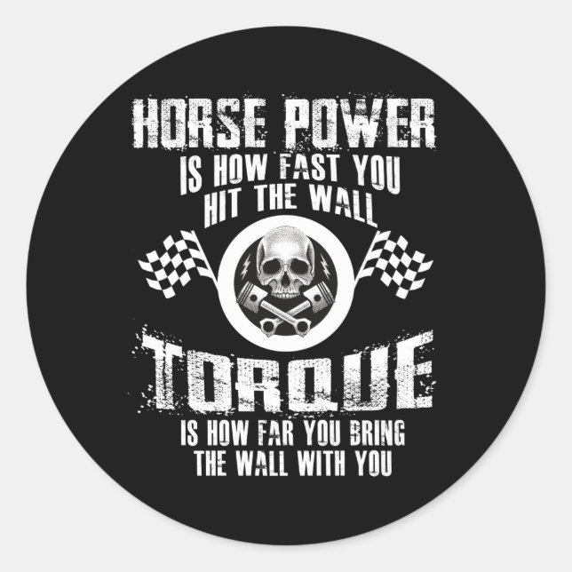 Adesivo Mecânica Diesel Quão Longe Traz A Parede (Frente)