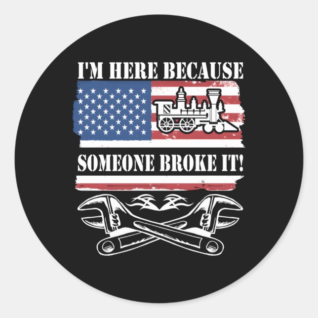 Adesivo Mecânica Ferroviária Para (Frente)