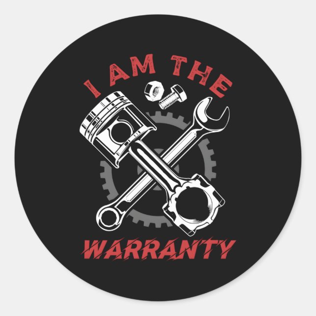 Adesivo Mecânica Mecânica dos Automóveis de Garagem Mecâni (Frente)