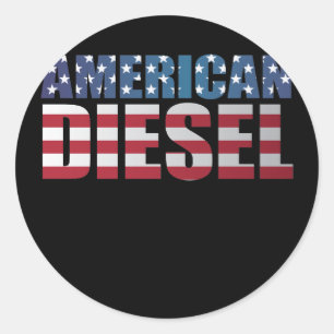 Adesivo Mecânico diesel patriótico americano
