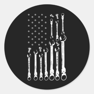 Adesivo Mecânico do carro de bandeira Patriótica Americano