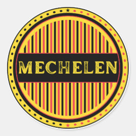 Adesivo Mechelen City Pride Emblem – Belgian Identity