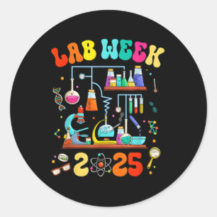 Adesivo Med Lab Tech Lab Semana 2025 Misteriosa Máquina De