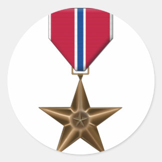 Adesivo Medalha Bronze Star