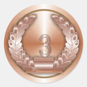 Adesivo Medalha de Bronze