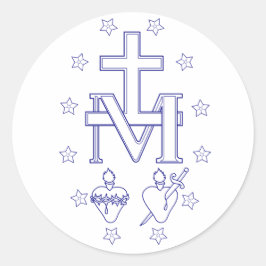 Adesivo Medalha de Nossa Senhora das Graças Arte Fina Mila
