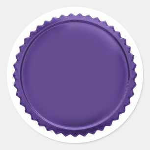 Adesivo Medalha de Prêmio Estrela em Folha Violeta 3D