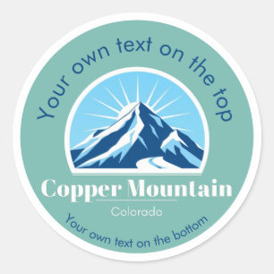 Adesivo Medalha de resort de esqui Copper Mountain Colorad
