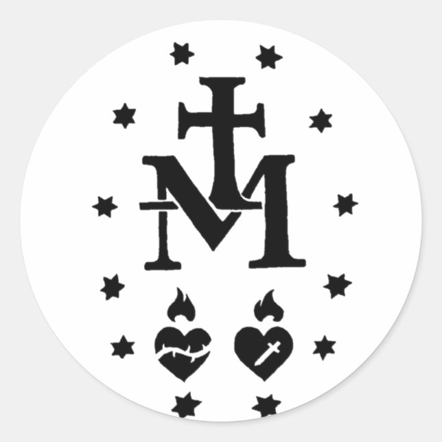 Adesivo Medalha Miraculosa (Frente)