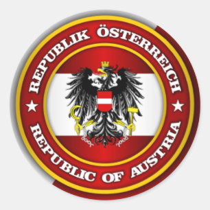 Adesivo Medalhão de Áustria