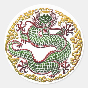 Adesivo Medalhão do dragão
