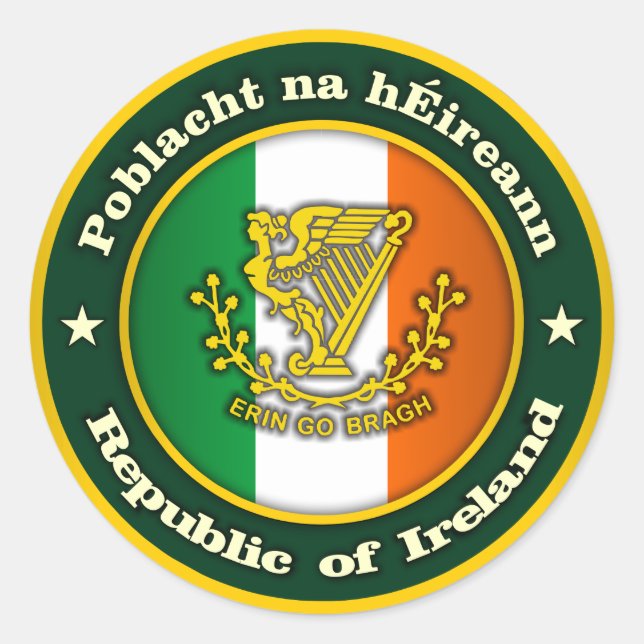 Adesivo Medalhão Irlandês 2 (Frente)