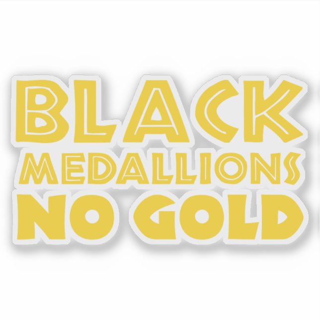 ADESIVO MEDALHES PRETOS SEM DOURADO (Frente)