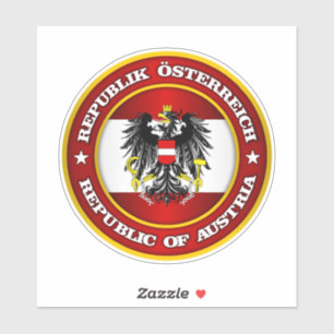 Adesivo Medalion Sticker Áustria