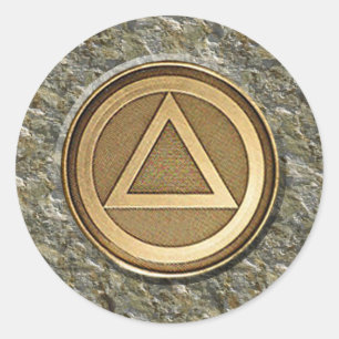 Adesivo Medallion Coin Recovery Sobriety Sticker