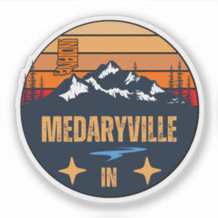 Adesivo Medaryville, Indiana 