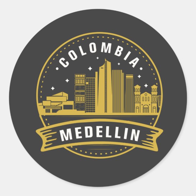 Adesivo Medellin Colombia (Frente)