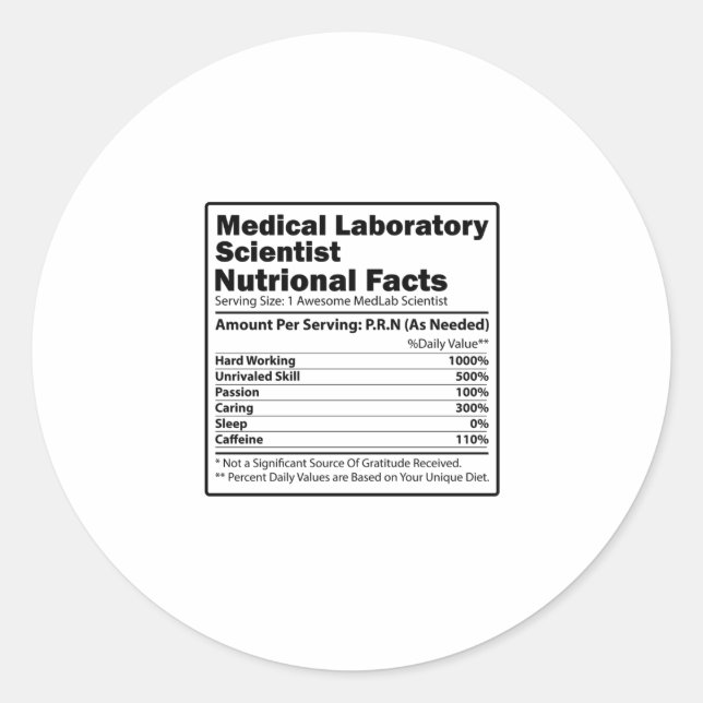 Adesivo Medical Lab Scientists | Laboratory Chemistry Gift (Frente)