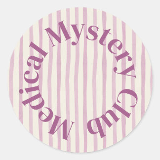 Adesivo 'Medical Mystery Club' Cute Health Humor Sticker