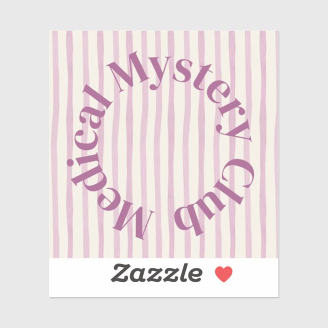 Adesivo 'Medical Mystery Club' Relatable Spoonie Sticker (Folha)