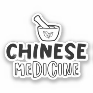 Adesivo Medicina chinesa Herbs Medicina Terapêutica Herbal