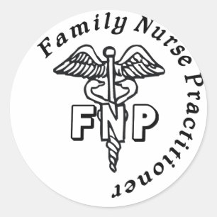 ADESIVO MÉDICO DA ENFERMEIRA DA FAMÍLIA DO CADUCEUS FNP