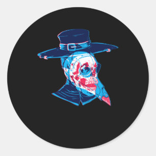 Adesivo Médico da Peste Média Idade Média Doutor Steamp