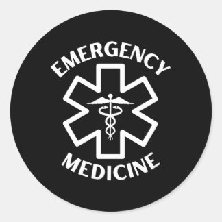 Adesivo Médico De Emergência Enfermeiro Er Caduceu Médico
