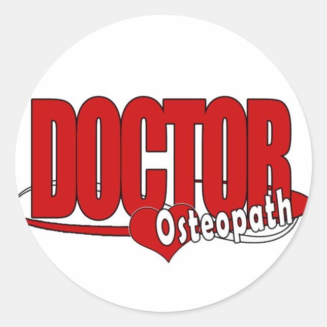 ADESIVO MÉDICO DE LOGOTIPOS OSTEOPATH (Frente)
