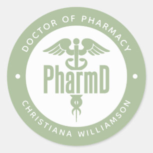 Adesivo Médico do Farmacêutico de Farmácia
