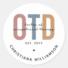 Adesivo Médico Personalizado de Terapia Ocupacional