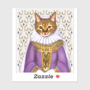 Adesivo Medieval Cat Maiden