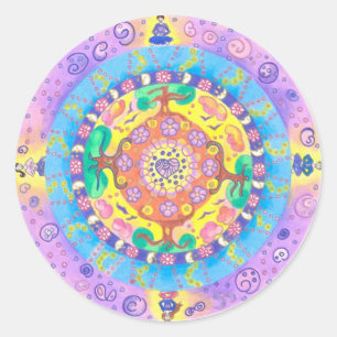 Adesivo Medilludesign - meditação da mandala