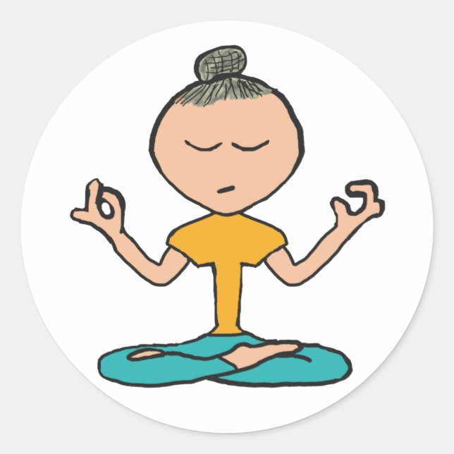 Adesivo Meditação (Frente)