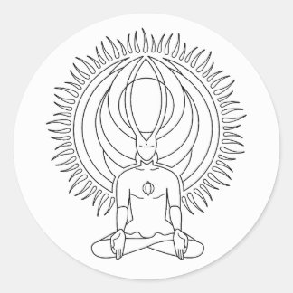 Adesivo Meditação.