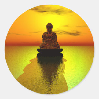 Adesivo Meditação de ouro 3