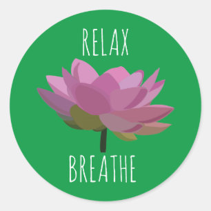 Adesivo Meditação de Yoga Flor de Lótus
